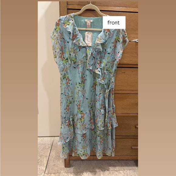 Floral Ruffle Dress - Picture 1 of 3